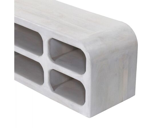 ΕΠΙΠΛΟ ΤΗΛΕΟΡΑΣΗΣ HANDYR HM9704 ΜΑΣΙΦ ΞΥΛΟ MANGO ΣΕ ΛΕΥΚΟ 130x40x45Yεκ. - ΕΠΙΠΛΑ ΤΗΛΕΟΡΑΣΗΣ στο Milonadakis.gr