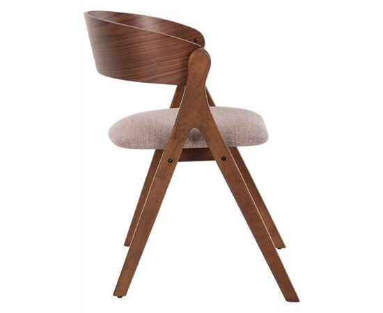 ΚΑΡΕΚΛΑ NEKKER HM9739.02 RUBBERWOOD ΣΕ ΚΑΡΥΔΙ-ΓΚΡΙ ΥΦΑΣΜΑ ΚΑΘΙΣΜΑ 56x55x78Yεκ. - ΚΑΡΕΚΛΕΣ - ΠΟΛΥΘΡΟΝΕΣ ΕΣ. στο Milonadakis.gr