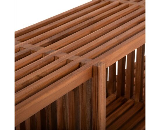 ΚΟΝΣΟΛΑ NYA HM9831 ΜΑΣΙΦ ΞΥΛΟ TEAK ΣΕ ΦΥΣΙΚΟ ΧΡΩΜΑ 130x29,5x46Υ εκ. - ΜΠΟΥΦΕΔΕΣ-ΚΟΝΣΟΛΕΣ στο Milonadakis.gr