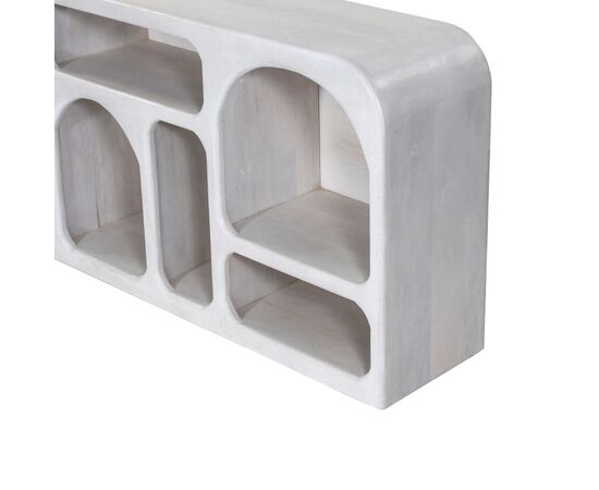 ΜΠΟΥΦΕΣ HANDYR HM9705 ΜΑΣΙΦ ΞΥΛΟ MANGO ΣΕ ΛΕΥΚΟ ΧΡΩΜΑ 165x35x75Yεκ. - ΜΠΟΥΦΕΔΕΣ-ΚΟΝΣΟΛΕΣ στο Milonadakis.gr