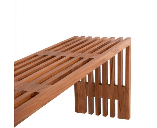 ΠΑΓΚΑΚΙ NYA HM9829 ΜΑΣΙΦ ΞΥΛΟ TEAK ΣΕ ΦΥΣΙΚΟ 139,5x34,5x48,5Υεκ. - ΚΑΡΕΚΛΕΣ - ΠΟΛΥΘΡΟΝΕΣ ΕΣ. στο Milonadakis.gr