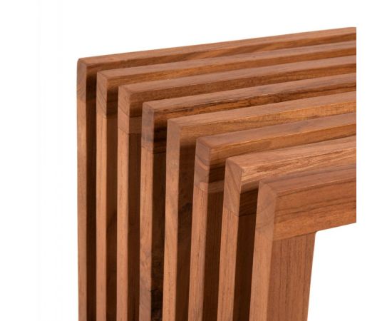 ΠΑΓΚΑΚΙ NYA HM9829 ΜΑΣΙΦ ΞΥΛΟ TEAK ΣΕ ΦΥΣΙΚΟ 139,5x34,5x48,5Υεκ. - ΚΑΡΕΚΛΕΣ - ΠΟΛΥΘΡΟΝΕΣ ΕΣ. στο Milonadakis.gr