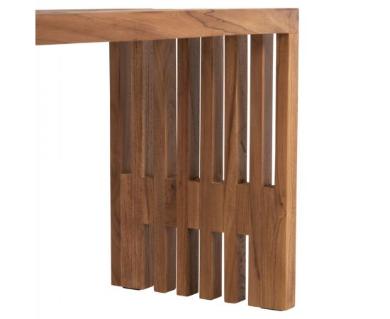 ΠΑΓΚΑΚΙ NYA HM9829 ΜΑΣΙΦ ΞΥΛΟ TEAK ΣΕ ΦΥΣΙΚΟ 139,5x34,5x48,5Υεκ. - ΚΑΡΕΚΛΕΣ - ΠΟΛΥΘΡΟΝΕΣ ΕΣ. στο Milonadakis.gr