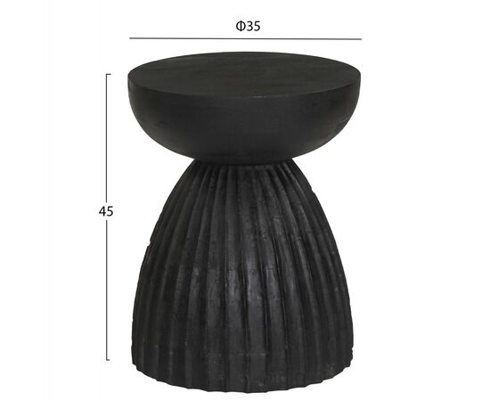 ΣΚΑΜΠΟ ΣΤΡΟΓΓΥΛΟ SCALLOP HM9702 ΜΑΣΙΦ MANGO ΣΕ ΣΕ ΜΑΥΡΟ ΧΡΩΜΑ Φ35x45Υεκ. - ΠΟΥΦ - ΣΚΑΜΠΟ - ΜΠΑΟΥΛΟ στο Milonadakis.gr