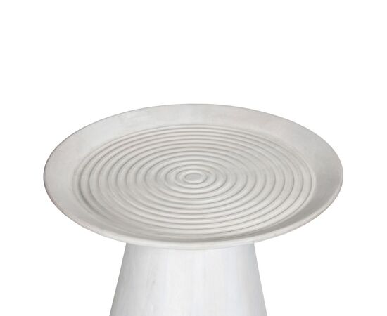 ΤΡΑΠΕΖΙ ΣΑΛΟΝΙΟΥ ΣΤΡΟΓΓΥΛΟ ROSS HM9709 ΜΑΣΙΦ ΞΥΛΟ MANGO-ΛΕΥΚΟ Φ60x45Υεκ. - ΤΡΑΠΕΖΑΚΙΑ ΣΑΛΟΝΙΟΥ στο Milonadakis.gr