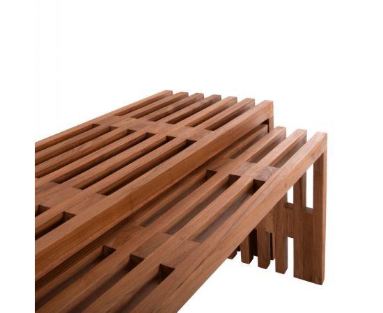ΤΡΑΠΕΖΙΑ ΣΑΛΟΝΙΟΥ ΣΕΤ 2ΤΜΧ NYA HM9828 ΜΑΣΙΦ ΞΥΛΟ TEAK ΣΕ ΦΥΣΙΚΟ  110x30x46Υεκ. - ΤΡΑΠΕΖΑΚΙΑ ΣΑΛΟΝΙΟΥ στο Milonadakis.gr