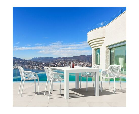 Σετ Τραπεζαρίας 5τμχ Vegas Air XL White 100X100/140Χ75εκ. - ΣΕΤ ΤΡΑΠΕΖΑΡΙΕΣ στο Milonadakis.gr