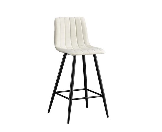 Σκαμπό Μπάρ 4τμχ Nero Off White Ύφασμα 47x49x72-104εκ. - ΣΚΑΜΠΟ ΜΠΑΡ στο Milonadakis.gr