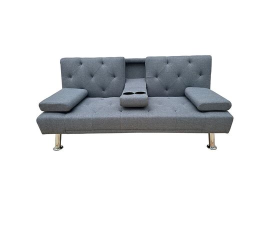 REST GREY ΥΦΑΣΜΑ ΚΑΝΑΠΕΣ-ΚΡΕΒΑΤΙ 168X88εκ. - ΚΑΝΑΠΕΔΕΣ-ΣΑΛΟΝΙΑ στο Milonadakis.gr