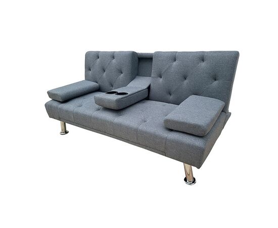 REST GREY ΥΦΑΣΜΑ ΚΑΝΑΠΕΣ-ΚΡΕΒΑΤΙ 168X88εκ. - ΚΑΝΑΠΕΔΕΣ-ΣΑΛΟΝΙΑ στο Milonadakis.gr