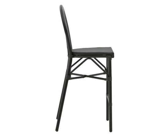 Σκαμπό μπαρ κήπου Dezyan pakoworld μαύρο αλουμίνιο-μαύρο textilene 41.5x53.5x116εκ - ΚΑΡΕΚΛΕΣ - ΠΟΛΥΘΡΟΝΕΣ ΕΣ. στο Milonadakis.gr