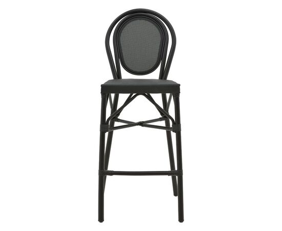 Σκαμπό μπαρ κήπου Dezyan pakoworld μαύρο αλουμίνιο-μαύρο textilene 41.5x53.5x116εκ - ΚΑΡΕΚΛΕΣ - ΠΟΛΥΘΡΟΝΕΣ ΕΣ. στο Milonadakis.gr