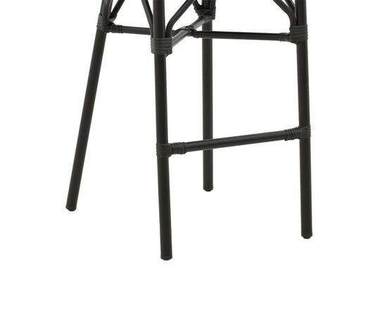 Σκαμπό μπαρ κήπου Dezyan pakoworld μαύρο αλουμίνιο-μαύρο textilene 41.5x53.5x116εκ - ΚΑΡΕΚΛΕΣ - ΠΟΛΥΘΡΟΝΕΣ ΕΣ. στο Milonadakis.gr