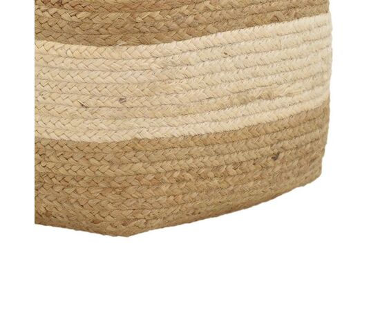 Σκαμπό-πουφ Sofian Inart μπεζ 100% γιούτα 40x40x40εκ - ΠΟΥΦ - ΣΚΑΜΠΟ - ΜΠΑΟΥΛΟ στο Milonadakis.gr