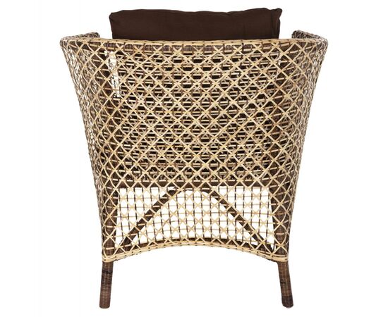 ΠΟΛΥΘΡΟΝΑ ΕΞΩΤ.ΧΩΡΟΥ HM6111 SILMAR-RATTAN ΚΑΦΕ ΚΑΙ ΦΥΣΙΚΟ-ΜΑΞΙΛΑΡΙΑ ΚΑΦΕ 82x76x85Υεκ - ΚΑΡΕΚΛΕΣ - ΠΟΛΥΘΡΟΝΕΣ στο Milonadakis.gr
