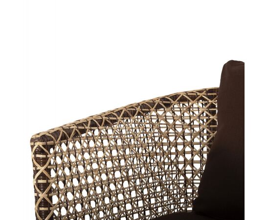 ΠΟΛΥΘΡΟΝΑ ΕΞΩΤ.ΧΩΡΟΥ HM6111 SILMAR-RATTAN ΚΑΦΕ ΚΑΙ ΦΥΣΙΚΟ-ΜΑΞΙΛΑΡΙΑ ΚΑΦΕ 82x76x85Υεκ - ΚΑΡΕΚΛΕΣ - ΠΟΛΥΘΡΟΝΕΣ στο Milonadakis.gr