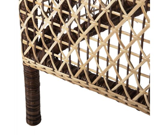 ΠΟΛΥΘΡΟΝΑ ΕΞΩΤ.ΧΩΡΟΥ HM6111 SILMAR-RATTAN ΚΑΦΕ ΚΑΙ ΦΥΣΙΚΟ-ΜΑΞΙΛΑΡΙΑ ΚΑΦΕ 82x76x85Υεκ - ΚΑΡΕΚΛΕΣ - ΠΟΛΥΘΡΟΝΕΣ στο Milonadakis.gr