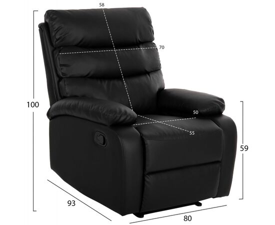 ΠΟΛΥΘΡΟΝΑ ΜΑΣΑΖ YASUMU HM9784.11 ΜΑΥΡΟ PU 80x93x100Υεκ. - ΚΑΡΕΚΛΕΣ - ΠΟΛΥΘΡΟΝΕΣ ΕΣ. στο Milonadakis.gr