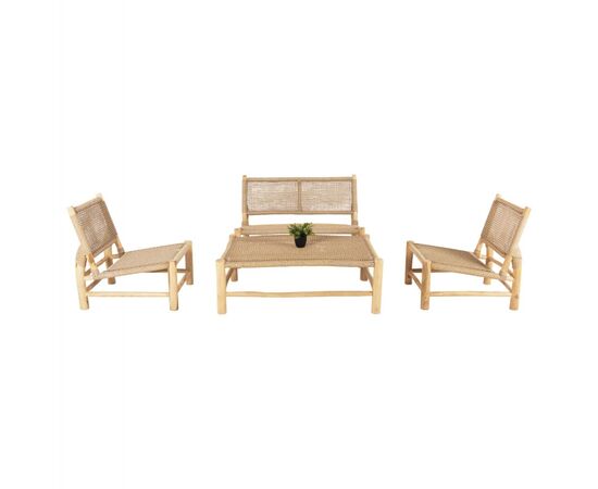ΣΑΛΟΝΙ ΕΞΩΤ. ΧΩΡΟΥ 4ΤΜΧ LONDER HM11957 ΜΑΣΙΦ TEAK-ΣΥΝΘ.RATTAN-ΦΥΣΙΚΟ - ΣΕΤ ΣΑΛΟΝΙΑ στο Milonadakis.gr