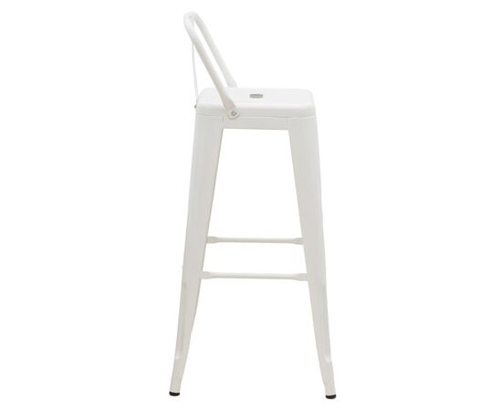 Σκαμπό μπαρ με πλάτη Utopia pakoworld μέταλλο λευκό 42x42x97εκ - ΣΚΑΜΠΟ ΜΠΑΡ στο Milonadakis.gr