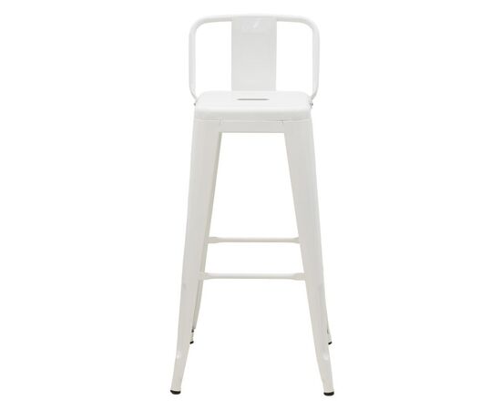 Σκαμπό μπαρ με πλάτη Utopia pakoworld μέταλλο λευκό 42x42x97εκ - ΣΚΑΜΠΟ ΜΠΑΡ στο Milonadakis.gr