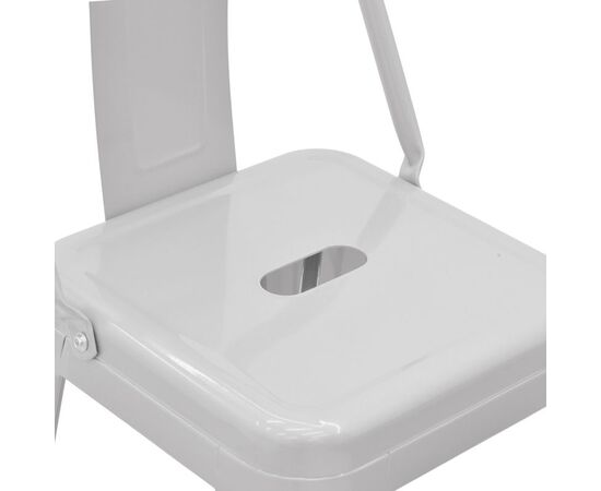 Σκαμπό μπαρ με πλάτη Utopia pakoworld μέταλλο λευκό 42x42x97εκ - ΣΚΑΜΠΟ ΜΠΑΡ στο Milonadakis.gr