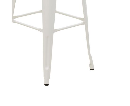 Σκαμπό μπαρ με πλάτη Utopia pakoworld μέταλλο λευκό 42x42x97εκ - ΣΚΑΜΠΟ ΜΠΑΡ στο Milonadakis.gr