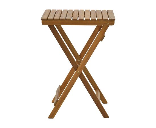 Τραπέζι κήπου Lazio pakoworld πτυσσόμενο φυσικό ξύλο ακακίας 50x50x70εκ - ΚΑΡΕΚΛΕΣ - ΠΟΛΥΘΡΟΝΕΣ ΕΣ. στο Milonadakis.gr