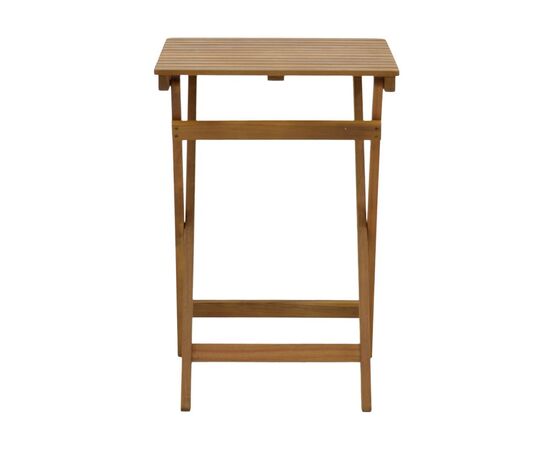 Τραπέζι κήπου Lazio pakoworld πτυσσόμενο φυσικό ξύλο ακακίας 50x50x70εκ - ΚΑΡΕΚΛΕΣ - ΠΟΛΥΘΡΟΝΕΣ ΕΣ. στο Milonadakis.gr