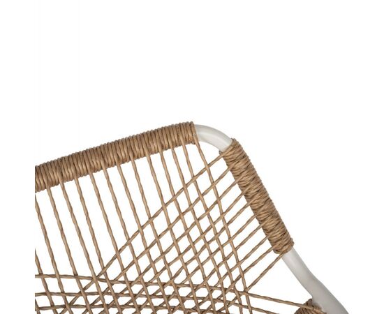 ΠΟΛΥΘΡΟΝΑ ΑΛΟΥΜΙΝΙΟΥ TROTTER HM5865.12 ΛΕΥΚΟΣ ΣΚΕΛΕΤΟΣ ΜΕ WICKER ΜΠΕΖ & ΕΚΡΟΥ ΜΑΞΙΛΑΡΙ - ΚΑΡΕΚΛΕΣ - ΠΟΛΥΘΡΟΝΕΣ στο Milonadakis.gr