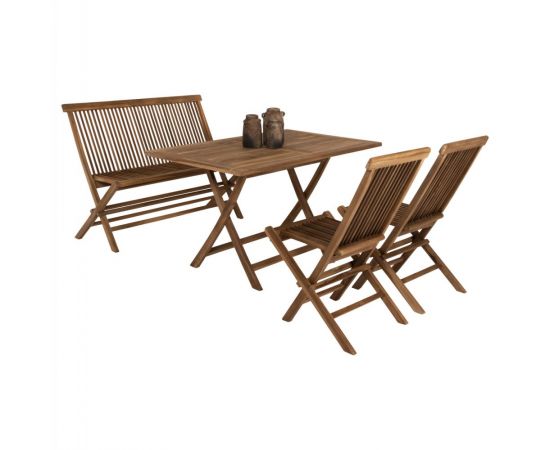 ΣΕΤ ΤΡΑΠΕΖΑΡΙΑΣ ΕΞΩΤ. ΧΩΡΟΥ 4ΤΜΧ KENDALL HM11953 ΜΑΣΙΦ ΞΥΛΟ TEAK ΦΥΣΙΚΟ - ΣΕΤ ΤΡΑΠΕΖΑΡΙΕΣ στο Milonadakis.gr
