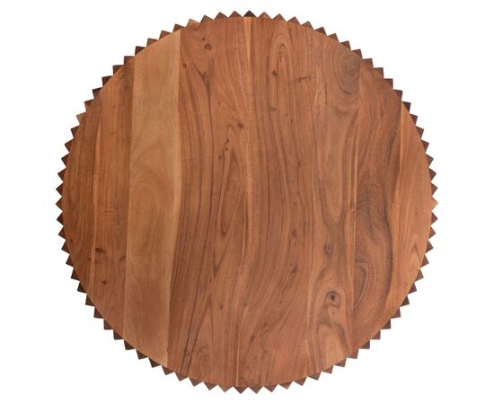 ΣΕΤ 2ΤΜΧ ΤΡΑΠΕΖΙΑ ΣΑΛΟΝΙΟΥ ΣΤΡΟΓΓΥΛΑ SEDGE HM11944 ΜΑΣΙΦ ΑΚΑΚΙΑ Φ90 & Φ40εκ. - ΤΡΑΠΕΖΑΚΙΑ ΣΑΛΟΝΙΟΥ στο Milonadakis.gr