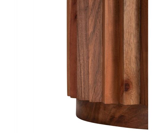 ΣΕΤ 2ΤΜΧ ΤΡΑΠΕΖΙΑ ΣΑΛΟΝΙΟΥ ΣΤΡΟΓΓΥΛΑ SEDGE HM11944 ΜΑΣΙΦ ΑΚΑΚΙΑ Φ90 & Φ40εκ. - ΤΡΑΠΕΖΑΚΙΑ ΣΑΛΟΝΙΟΥ στο Milonadakis.gr