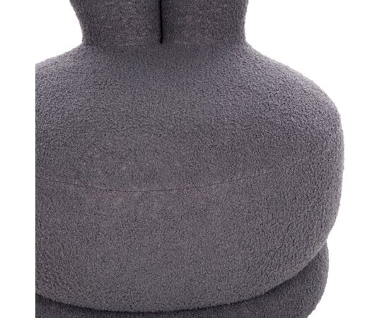 ΣΚΑΜΠΟ ΜΕ ΠΛΑΤΗ ΠΕΡΙΣΤΡΕΦΟΜΕΝΟ FRIVO HM9774.01 ΓΚΡΙ TEDDY ΥΦΑΣΜΑ 51x51x61Υεκ - ΠΟΥΦ - ΣΚΑΜΠΟ - ΜΠΑΟΥΛΟ στο Milonadakis.gr