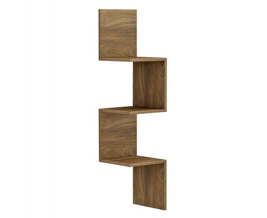 ΕΠΙΤΟΙΧΙΑ ΓΩΝΙΑΚΗ ΡΑΦΙΕΡΑ ILLUSION HM8935.11 ΜΕΛΑΜΙΝΗ ΣΕ ΣΚΟΥΡΟ ΦΥΣΙΚΟ 25x25x105,4Υεκ. - ΡΑΦΙΑ ΤΟΙΧΟΥ στο Milonadakis.gr