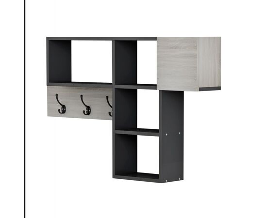 ΚΡΕΜΑΣΤΡΑ ΕΙΣΟΔΟΥ ΜΕ ΡΑΦΙΑ HARLAN HM8973.11 ΜΕΛΑΜΙΝΗ ΣΕ SONAMA-ΓΚΡΙ 99,5x15x61Υεκ. - ΕΠΙΠΛΑ ΕΙΣΟΔΟΥ στο Milonadakis.gr