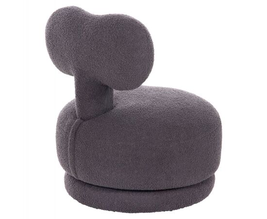 ΣΚΑΜΠΟ ΜΕ ΠΛΑΤΗ ΠΕΡΙΣΤΡΕΦΟΜΕΝΟ KRIVIO HM9775.01 ΓΚΡΙ TEDDY ΥΦΑΣΜΑ 52x53x60Yεκ. - ΠΟΥΦ - ΣΚΑΜΠΟ - ΜΠΑΟΥΛΟ στο Milonadakis.gr