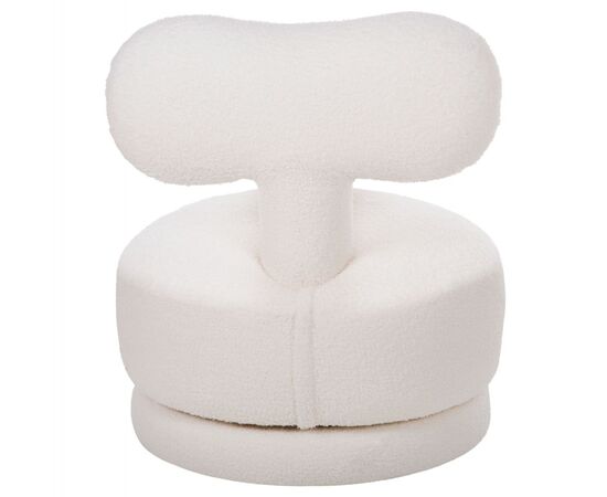 ΣΚΑΜΠΟ ΜΕ ΠΛΑΤΗ ΠΕΡΙΣΤΡΕΦΟΜΕΝΟ KRIVIO HM9775.05 ΛΕΥΚΟ TEDDY ΥΦΑΣΜΑ 52x53x60Yεκ. - ΠΟΥΦ - ΣΚΑΜΠΟ - ΜΠΑΟΥΛΟ στο Milonadakis.gr