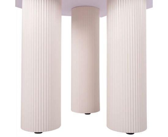 ΤΡΑΠΕΖΙ ΣΤΡΟΓΓΥΛΟ DORIK HM9768.01 MDF ΛΕΥΚΟ ΜΑΡΜΑΡΟ-MDF ΠΟΔΙΑ Φ120x77Υεκ. - ΤΡΑΠΕΖΙΑ ΚΟΥΖΙΝΑΣ στο Milonadakis.gr