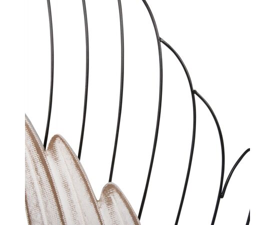 ΔΙΑΚΟΣΜΗΤΙΚΟ ΤΟΙΧΟΥ ΣΕΤ 2ΤΜΧ ΦΤΕΡΑ HM4223 MDF ΣΕ ΛΕΥΚΟ-ΜΑΥΡΟ ΜΕΤΑΛΛΟ 39x1,5x92Υ εκ. - ΔΙΑΚΟΣΜΗΤΙΚΑ ΤΟΙΧΟΥ στο Milonadakis.gr