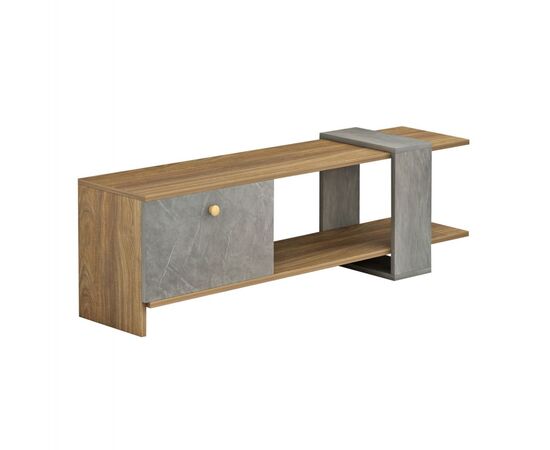 ΕΠΙΠΛΟ ΤΗΛΕΟΡΑΣΗΣ HENRIETTE HM8900.13 ΜΕΛΑΜΙΝΗ ΚΑΡΥΔΙ-STONE TEXTURE 120x28,5x39Υεκ. - ΕΠΙΠΛΑ ΤΗΛΕΟΡΑΣΗΣ στο Milonadakis.gr