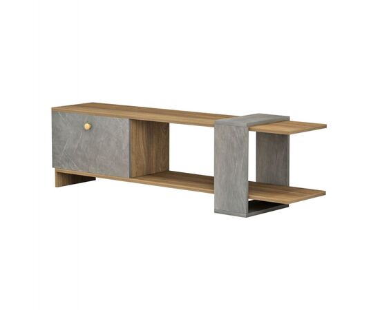 ΕΠΙΠΛΟ ΤΗΛΕΟΡΑΣΗΣ HENRIETTE HM8900.13 ΜΕΛΑΜΙΝΗ ΚΑΡΥΔΙ-STONE TEXTURE 120x28,5x39Υεκ. - ΕΠΙΠΛΑ ΤΗΛΕΟΡΑΣΗΣ στο Milonadakis.gr