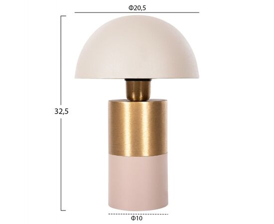 ΕΠΙΤΡΑΠΕΖΙΟ ΦΩΤΙΣΤΙΚΟ PUNE HM4245.10 ΜΕΤΑΛΛΟ ΣΕ ΜΠΕΖ-ΧΡΥΣΟ Φ20,5x32,5Υεκ. - ΕΠΙΤΡΑΠΕΖΙΑ ΦΩΤΙΣΤΙΚΑ στο Milonadakis.gr