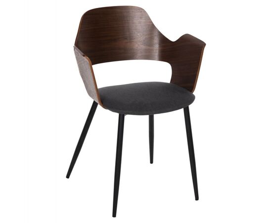 ΚΑΡΕΚΛΑ VELP HM9616.04 ΞΥΛΟ ΣΕ ΚΑΡΥΔΙ-ΓΚΡΙ ΥΦΑΣΜΑ-ΜΑΥΡΑ ΜΕΤΑΛ. ΠΟΔΙΑ 55,5x50x79Υεκ. - ΚΑΡΕΚΛΕΣ - ΠΟΛΥΘΡΟΝΕΣ ΕΣ. στο Milonadakis.gr