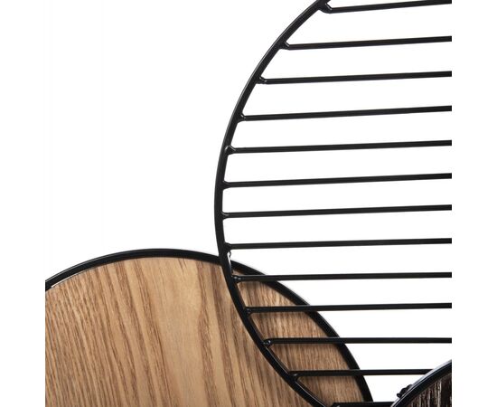 ΚΑΘΡΕΠΤΗΣ ΤΟΙΧΟΥ ΣΤΡΟΓΓΥΛΟΣ DAVION HM4217 MDF-BLACK METAL 123x5x63Υεκ. - ΚΑΘΡΕΠΤΕΣ στο Milonadakis.gr