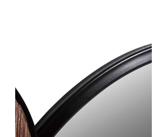 ΚΑΘΡΕΠΤΗΣ ΤΟΙΧΟΥ ΣΤΡΟΓΓΥΛΟΣ DAVION HM4217 MDF-BLACK METAL 123x5x63Υεκ. - ΚΑΘΡΕΠΤΕΣ στο Milonadakis.gr