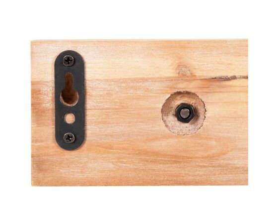 ΚΑΘΡΕΠΤΗΣ ΤΟΙΧΟΥ ΣΤΡΟΓΓΥΛΟΣ SCUTTLE HM4222 FIR WOOD&MDF-BLACK METAL 80x6,5x30,5Υεκ. - ΚΑΘΡΕΠΤΕΣ στο Milonadakis.gr