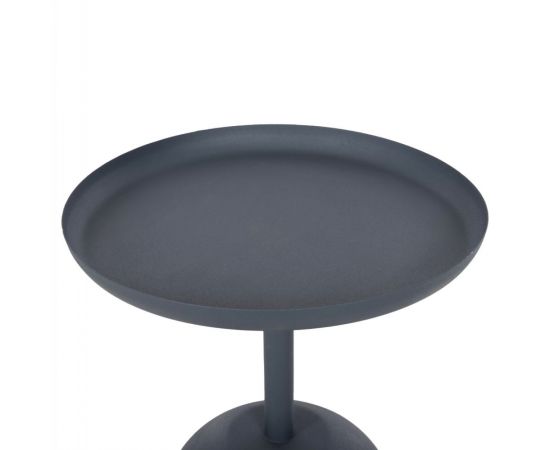 ΤΡΑΠΕΖΙ ΒΟΗΘΗΤΙΚΟ ΣΤΡΟΓΓΥΛΟ DELBEL HM4261.05 ΜΕΤΑΛΛΟ ΜΠΛΕ ΣΚΟΥΡΟ Φ39,5x53,5Υ εκ. - ΒΟΗΘΗΤΙΚΑ ΤΡΑΠΕΖΑΚΙΑ στο Milonadakis.gr