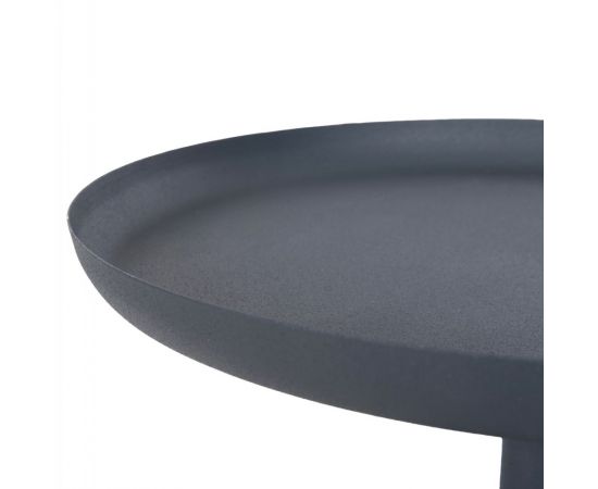 ΤΡΑΠΕΖΙ ΒΟΗΘΗΤΙΚΟ ΣΤΡΟΓΓΥΛΟ DELBEL HM4261.05 ΜΕΤΑΛΛΟ ΜΠΛΕ ΣΚΟΥΡΟ Φ39,5x53,5Υ εκ. - ΒΟΗΘΗΤΙΚΑ ΤΡΑΠΕΖΑΚΙΑ στο Milonadakis.gr