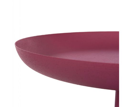 ΤΡΑΠΕΖΙ ΒΟΗΘΗΤΙΚΟ ΣΤΡΟΓΓΥΛΟ DELBEL HM4262.06 ΜΕΤΑΛΛΟ ΣΕ ΡΟΖ Φ36x49Υ εκ. - ΒΟΗΘΗΤΙΚΑ ΤΡΑΠΕΖΑΚΙΑ στο Milonadakis.gr